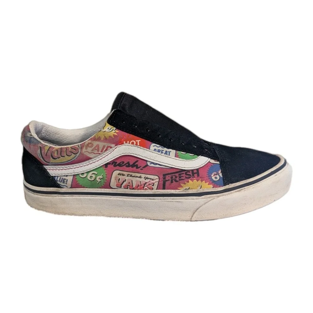 Retired Vans‎ Men 7.5/Women 9 Old Skool Retro Mart Yellow Signage VN0A3WKT4RR